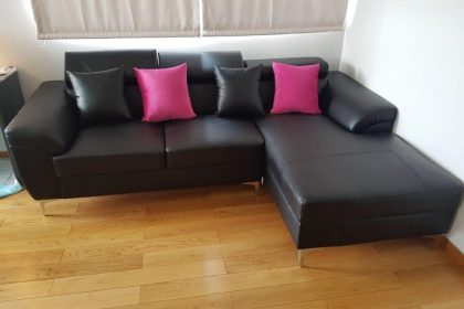 Sofa simili chữ L chất lượng cao dành cho phòng khách